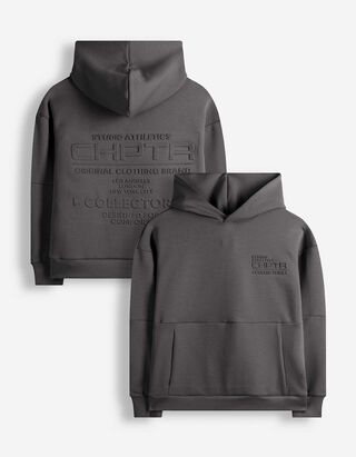 Hoodie - Scuba - Dunkelgrau
