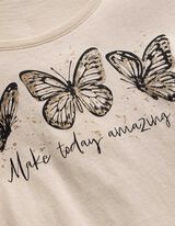 Tričko - Potisk - b&iacute;l&aacute;