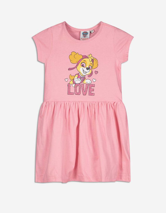 Jurk - Paw Patrol - roze