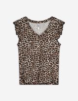 Top - Percentuale di viscosa - beige