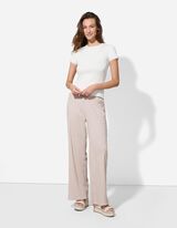 T-shirt - Cuciture decorative - bianco