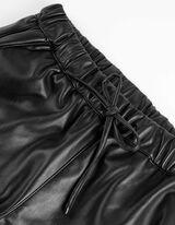 Pantalone za džoging - Visoki struk - crno