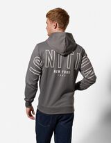 Cipz&aacute;ros meleg&iacute;tőfelső - H&aacute;tul nyomtatott minta - s&ouml;t&eacute;tsz&uuml;rke