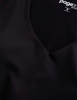 T-Shirt - Stretchanteil - Schwarz