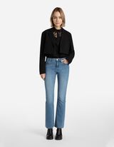 marynarka - z domieszką wiskozy - czarny