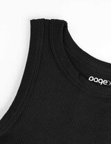 R&ouml;vid top - Varratmentes - fekete