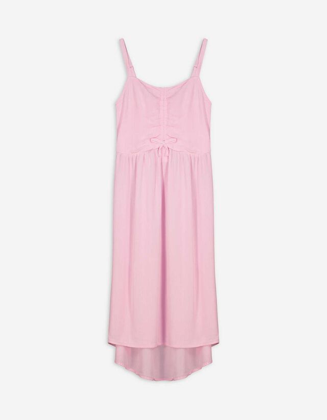 Kleid - einfarbig - rosa