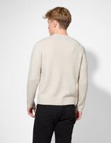 Bliuzonas - Apskrita iškirptė - smelio spalvos