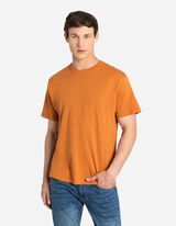 T-shirt - Impronta sul retro - marrone