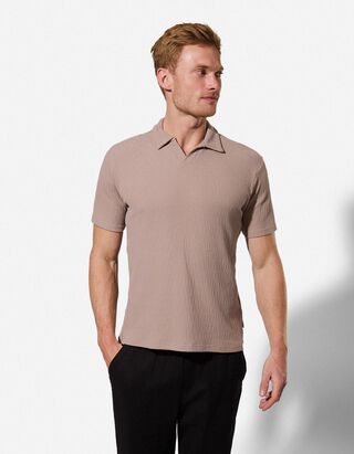 Poloshirt - Relax Pasvorm - grijs