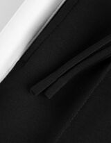 Broek - Contraststrepen - zwart