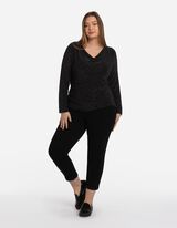 Shirt - Lurex - zwart