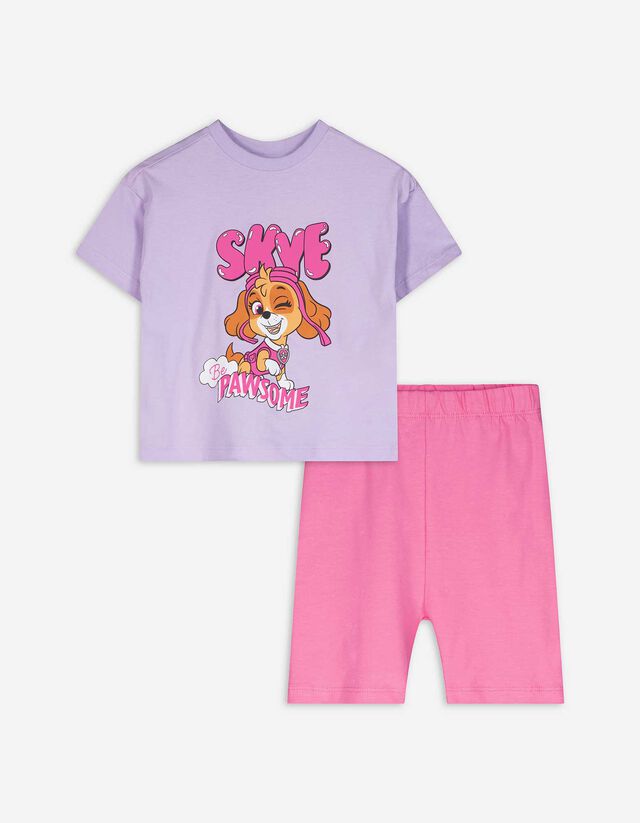 Ensemble t-shirt et pantalon - La Pat' Patrouille - Lilas