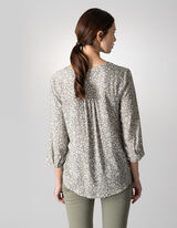 Blouse - Viscose - Vert fonc&eacute;