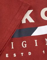 Tricou - Decolteu gât - Rosu inchis