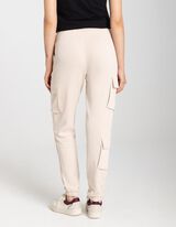 Bėgiojimo kelnės - Uždėtinės ki&scaron;enės - smelio spalvos