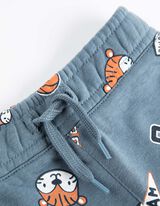 Donji deo trenerke - Šareni print - tirkizna