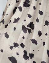 Suknja - &Scaron;areni print - bela