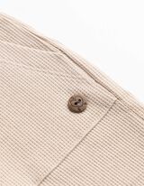 Shorts - Elastischer Bund - beige