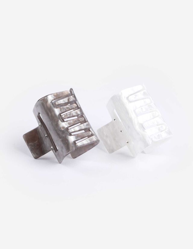 Haarklammer - 2er-Pack - dunkelblau