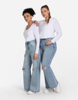 dżinsy - Bootcut Fit - ciemny niebieski