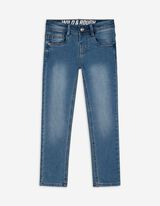 Jeans - Wascheffekte - hellblau