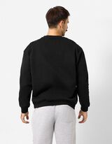 Sweat-shirt - Coupe oversize - noir