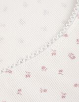 T-Shirt - Allover-Print - weiß