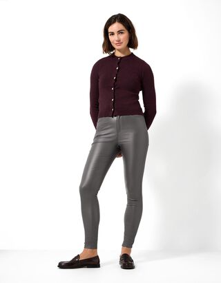 Hose - Skinny Fit - Grau