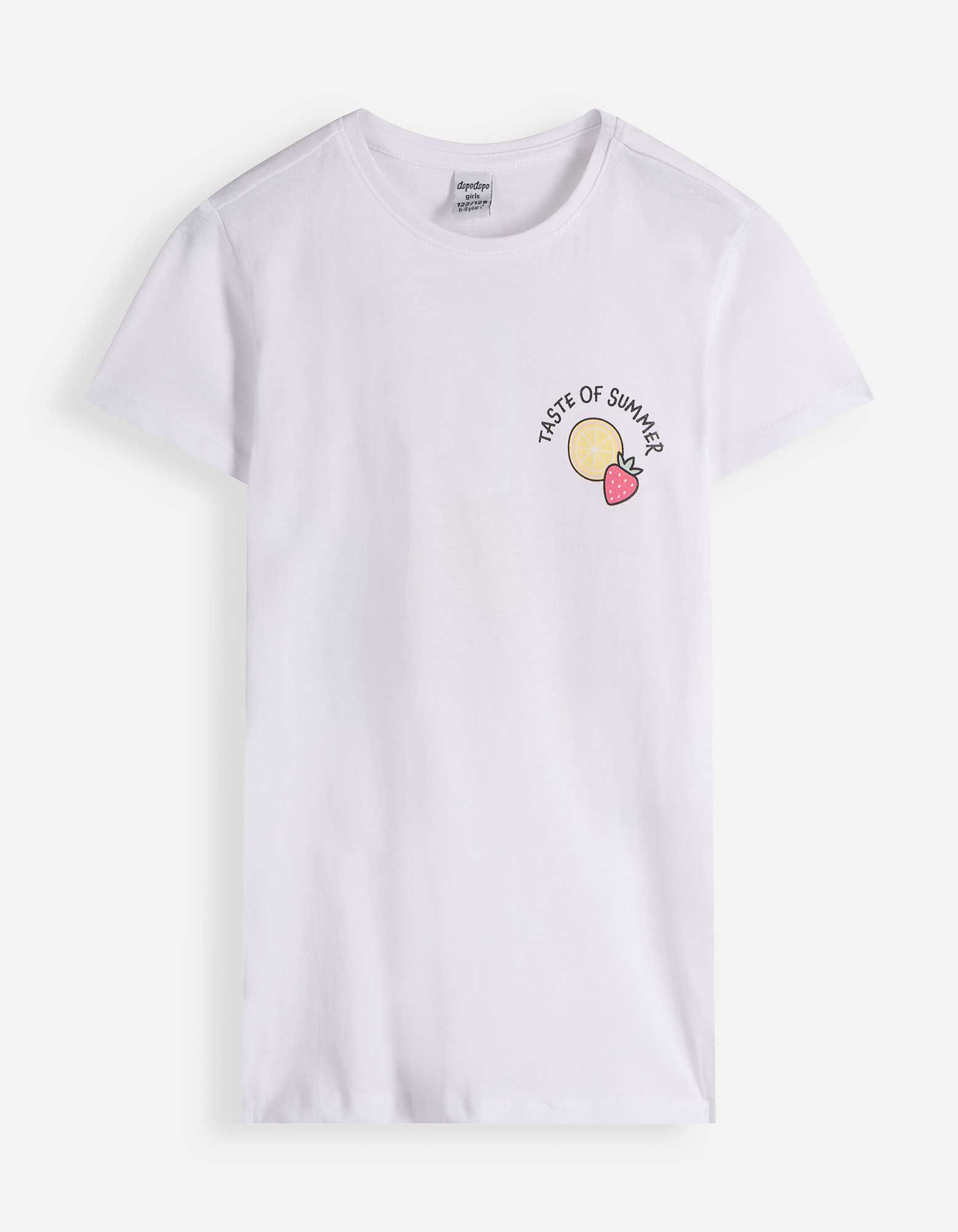 T-Shirt - R&uuml;ckenprint - Wei&szlig;