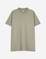 Poloshirt - Baumwolle - beige