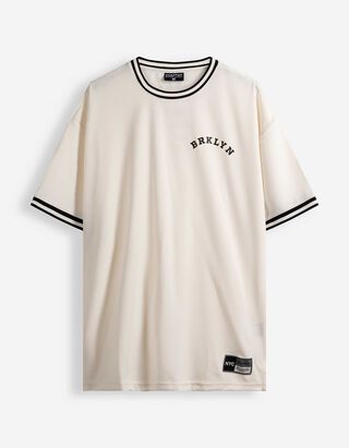 T-shirt - Mesh - wit