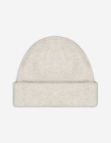 Mütze - Lurex - beige