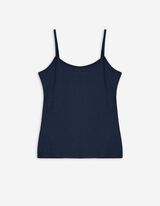 Top - Basic - blu scuro
