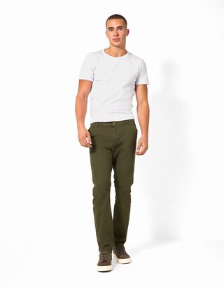 Chinohose - Slim Fit - Khaki