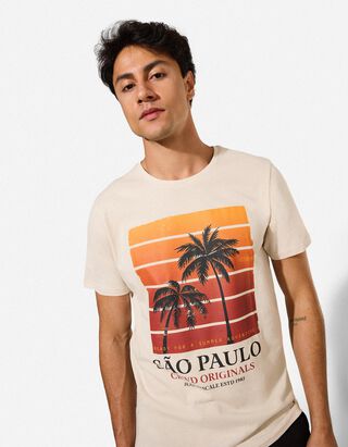 T-shirt - Beige