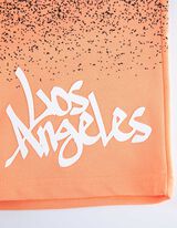 Bermuda šortai  - Ištisinis raštas - oranzinis