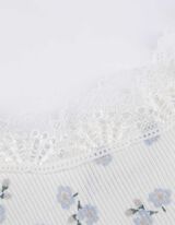 Pyjama set van shirt en broek - Print all-over - wit