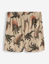 Pigiama completo (maglia + shorts) - Motivo allover - beige