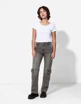 Jeans - Straight Fit - grau