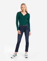 Džínsy - Slim Fit - tmavomodra