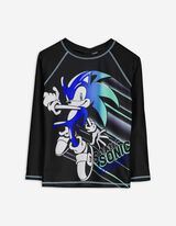 UV-shirt - Sonic - zwart