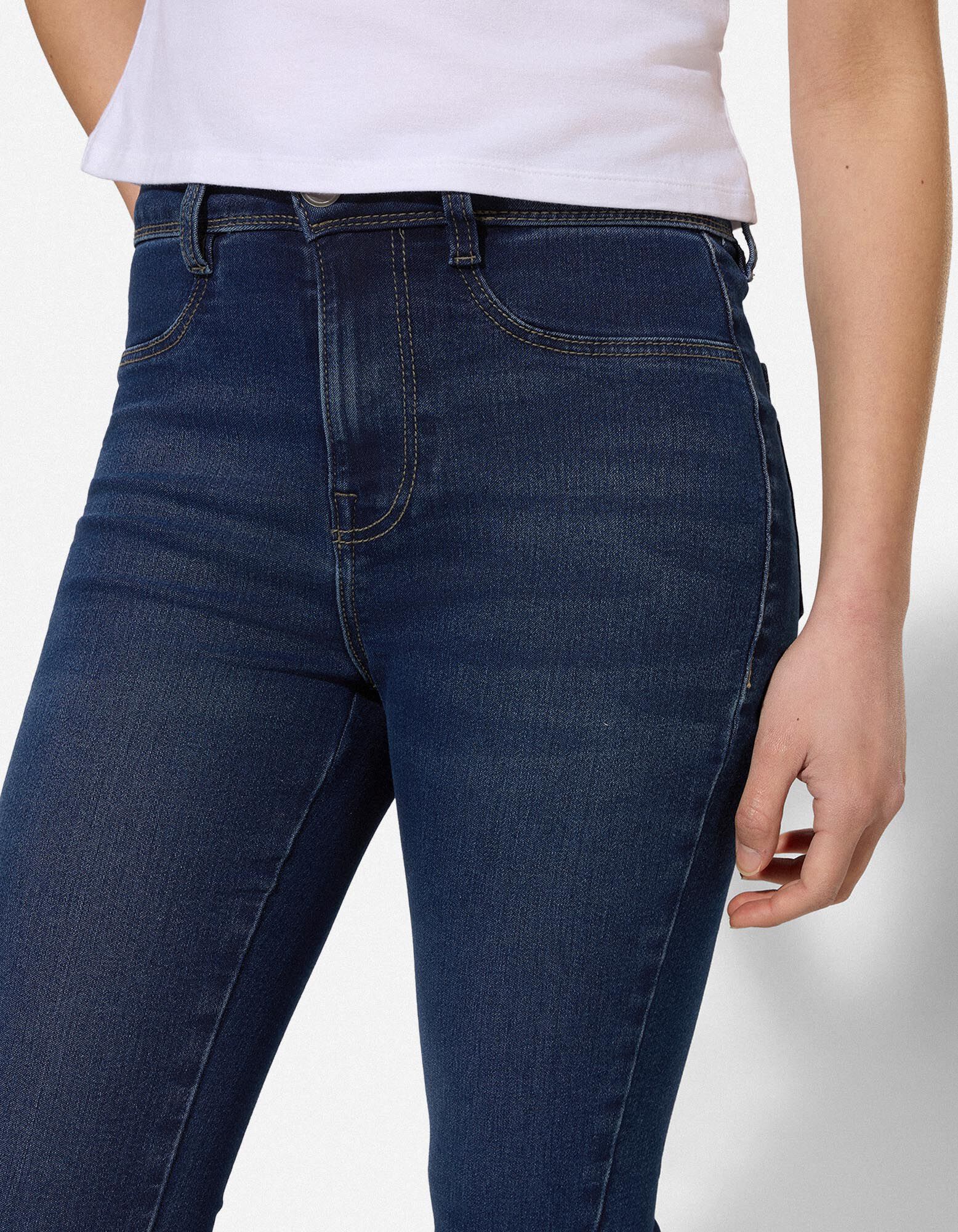 Caprihose - Skinny Fit - dunkelblau