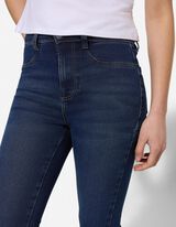 Caprihose - Skinny Fit - dunkelblau