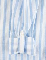 bluzka - kieszeń na piersi - jasny niebieski