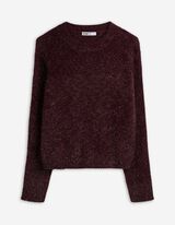Pullover - Strick - dunkellila
