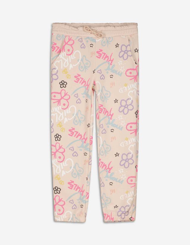 spodnie joggingowe - Relaxed Fit - rozowy