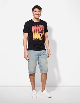 Bermuda  - Jogger Fit - hellblau