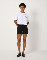 Shorts - Twill - Schwarz