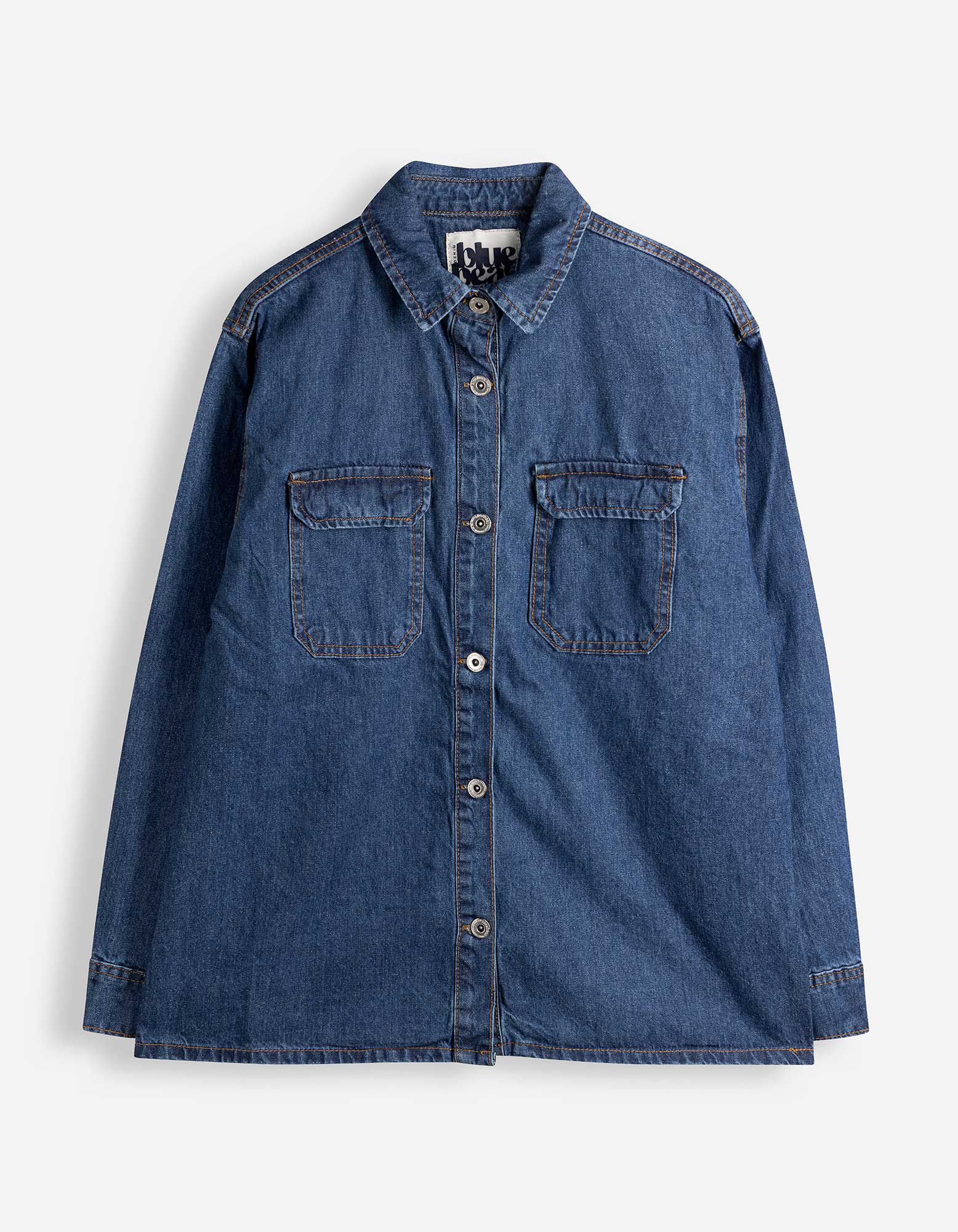 Jeanshemd - dark blue denim - blau